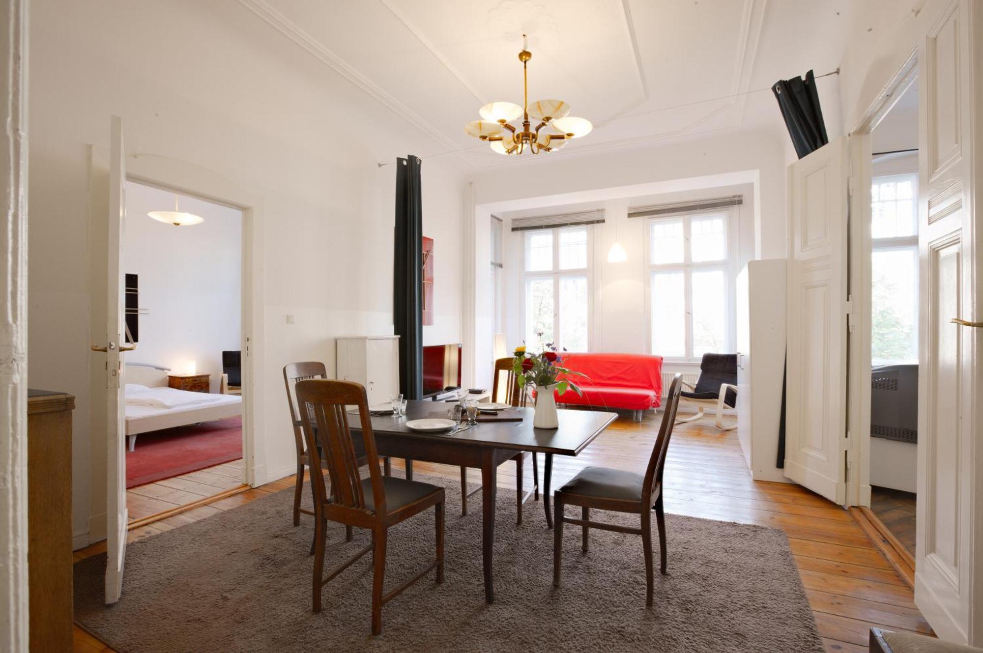 Elegante Altbauwohnung Berlim Exterior foto